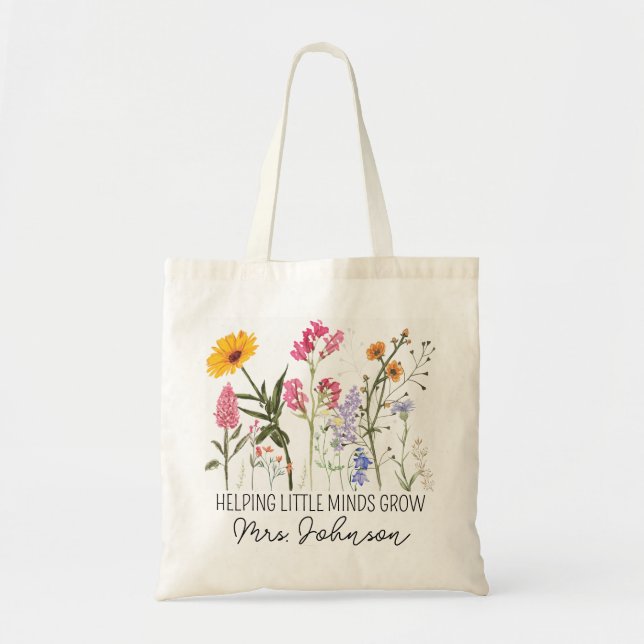 Bolsa Tote Saco de Lona Personalizado Presente de Agradecimen (Frente)