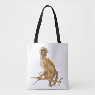 Bolsa Tote Saco de Macaco Proclividade de Primata