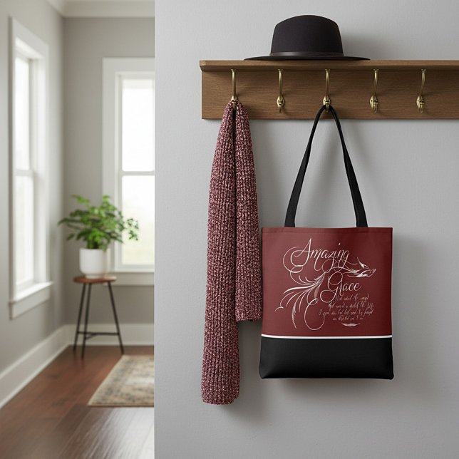 Bolsa Tote Saco de mão Amazing Grace (Criador carregado)