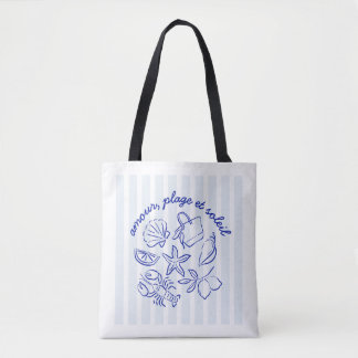 Bolsa Tote Saco de Mão – Amour, Praia & Sol
