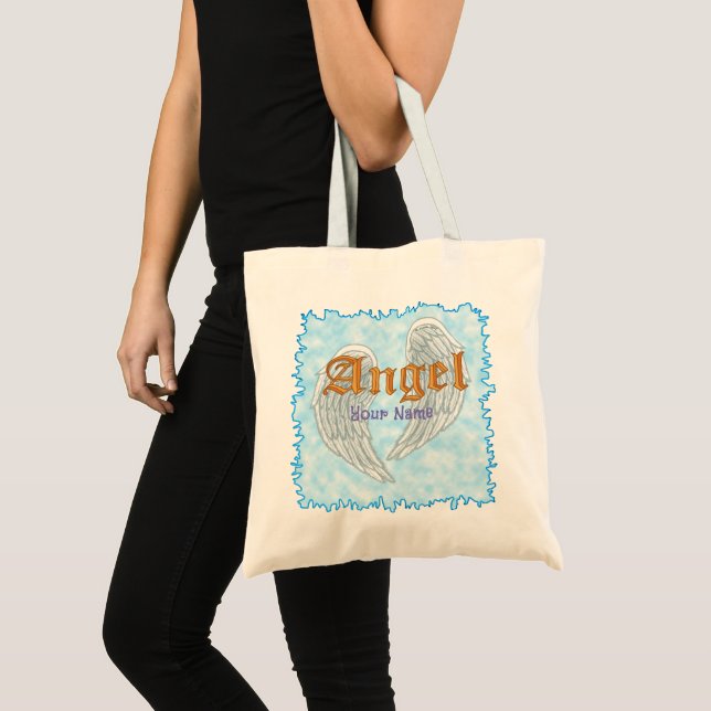 Bolsa Tote Saco de mão Asas de Anjo (Frente (produto))