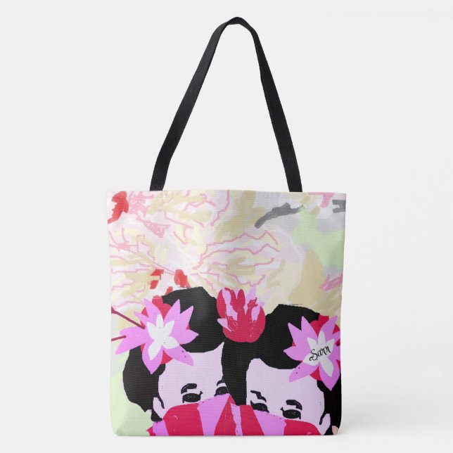 Bolsa Tote Saco de Mão  : Canção de Amor (Frente)