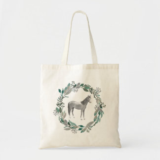 Bolsa Tote Saco de mão Cavalo Cinza