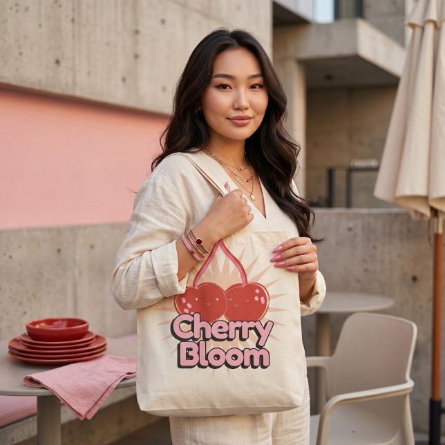 Bolsa Tote Saco de mão Cherry Bloom (Criador carregado)