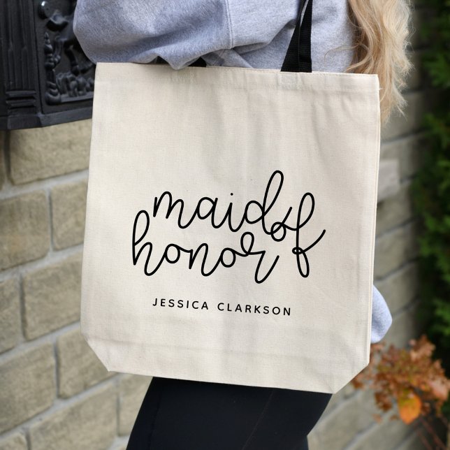 Bolsa Tote Saco de Mão Clássico de Dama de Honra (Criador carregado)