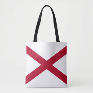 Bolsa Tote Saco de mão com a bandeira do Alabama