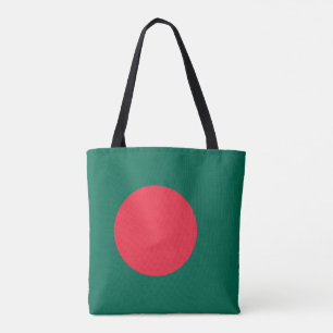 Bolsa Tote Saco de mão com bandeira patriótica de Bangladesh