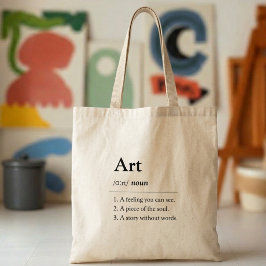 Bolsa Tote Saco de mão com definição de arte personalizada