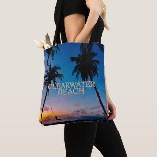 Bolsa Tote Saco de mão com estampa total de Clearwater Beach