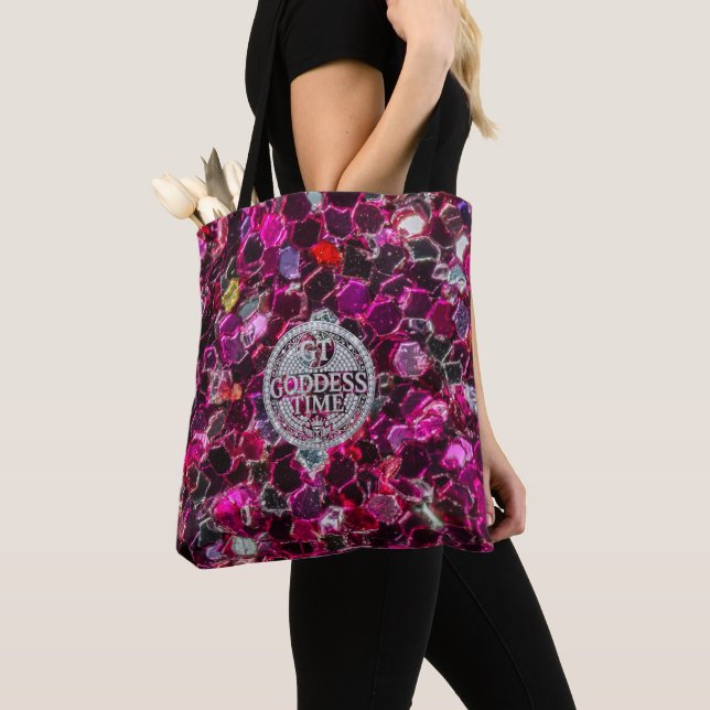 Bolsa Tote Saco de mão com estampa total Goddess Time GT (Close Up)