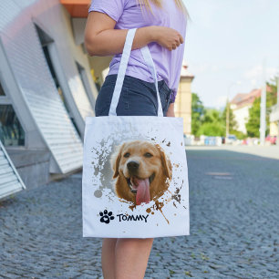 Bolsa Tote Saco de mão com foto de animal de estimação person