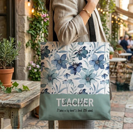 Bolsa Tote Saco de mão com frase de nome personalizado de pro