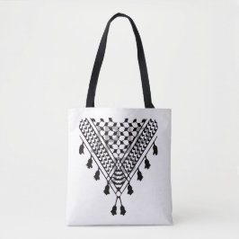 Bolsa Tote Saco de mão com Keffiyeh Palestino
