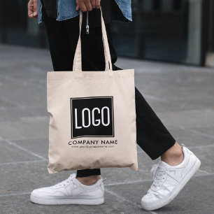 Bolsa Tote Saco de mão com logotipo de negócios – Brinde de f