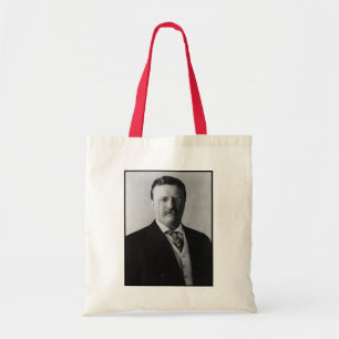 Bolsa Tote Saco de mão com retrato do presidente Theodore Roo