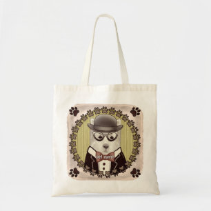 Bolsa Tote Saco de mão com Terrier do Highland Ocidental vest
