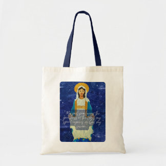 Bolsa Tote Saco de mão cristão da Virgem Maria Bendita