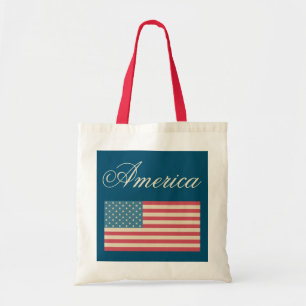 Bolsa Tote Saco de mão da bandeira americana