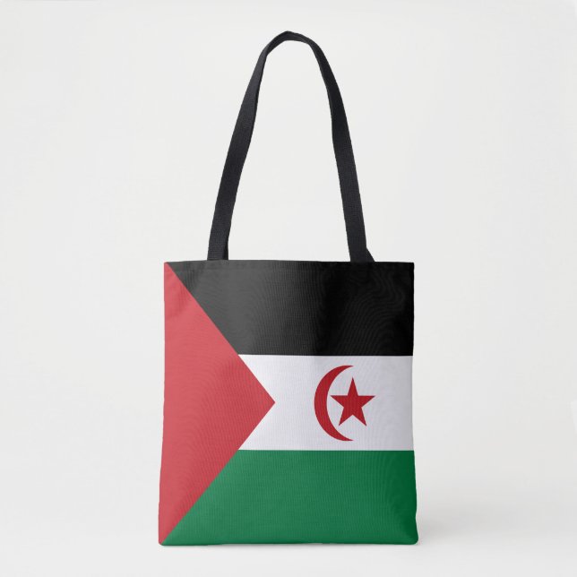 Bolsa Tote Saco de mão da bandeira da República Árabe Democrá (Frente)