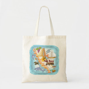 Bolsa Tote Saco de mão da Califórnia