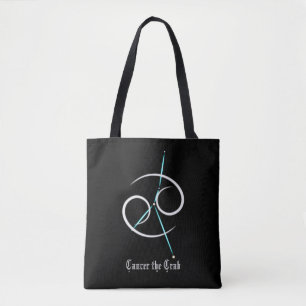 Bolsa Tote Saco de mão da constelação do zodíaco Câncer