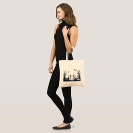 Bolsa Tote Saco de mão dançante de esqueleto com vibrações de