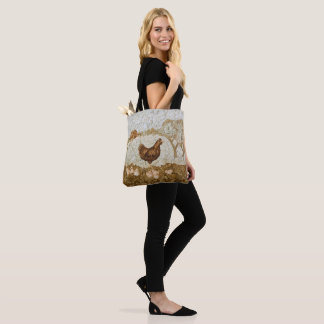 Bolsa Tote Saco de mão de fazenda de frango com impressão tot