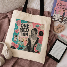 Bolsa Tote Saco de mão de leitora de romance One Bed Inn