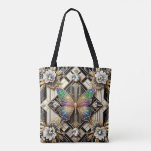 Bolsa Tote Saco de mão de luxo em estilo Rainbow Butterfly Di