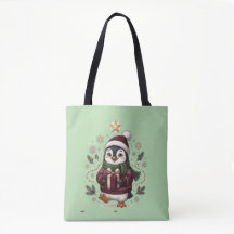 Saco de mão de Natal de pinguim fofo para comprar