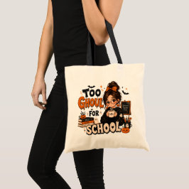 Bolsa Tote Saco de mão de professora de Halloween Muito Macab