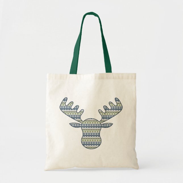Bolsa Tote Saco de mão de suéter de inverno (Frente)