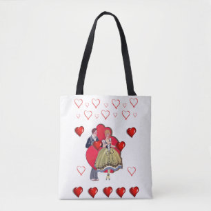 Bolsa Tote Saco de mão dia dos namorados amor corações