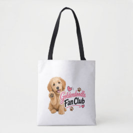 Bolsa Tote Saco de mão do Clube de Fãs do Goldendoodle Fofo
