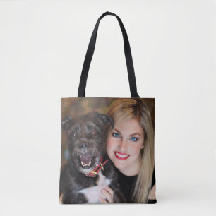 Bolsa Tote Saco de mão duplo personalizado com foto