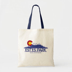 Bolsa Tote Saco de mão em madeira de montanhas Estes Park Col