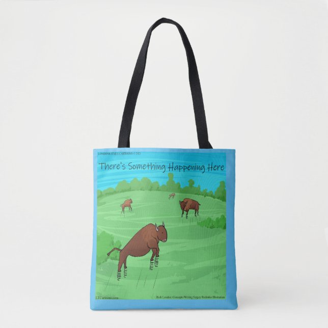 Bolsa Tote Saco de mão engraçado Buffalo Springfield pelo que (Frente)