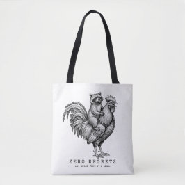 Bolsa Tote Saco de mão engraçado de guaxinim presente vintage