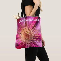 Saco de mão italiano "As Flores são Lindas"