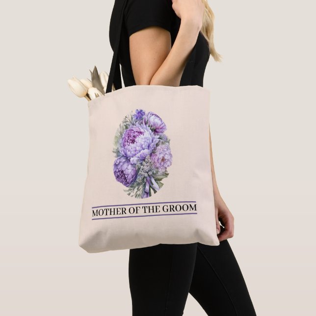 Bolsa Tote Saco de mão Lavanda para Casamento (Close Up)