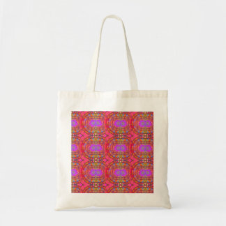 Bolsa Tote Saco de mão - Lindo Abstrato Pêssego e Lavanda