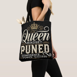 Bolsa Tote Saco de mão “Mentalidade de Rainha – Sintonizada p