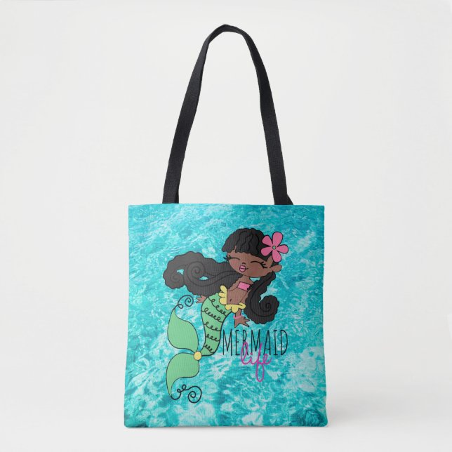 Bolsa Tote Saco de mão Mermaid Life B (Frente)