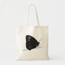 Bolsa Tote Saco de mão monocromático de borboleta