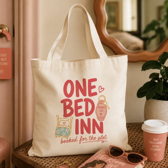 Bolsa Tote Saco de mão One Bed Inn Romance Trope (Criador carregado)