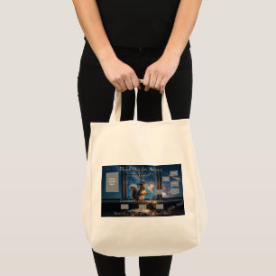 Bolsa Tote Saco de mão para apreciação de professor de esquil