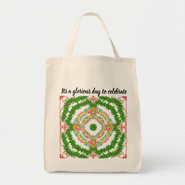 Bolsa Tote Saco de mão para dia glorioso (Frente)