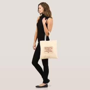 Bolsa Tote Saco de mão para quem é emocionalmente ligado a pe