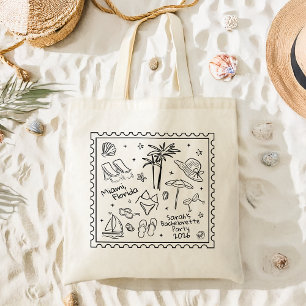 Bolsa Tote Saco de Mão para Solteira na Praia – Design de Pra