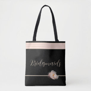 Bolsa Tote Saco de mão Peônia Damas de Honra